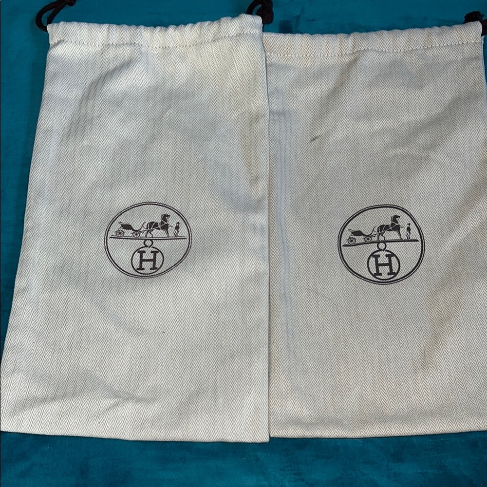 Hermes Calfskin Polo Sneakers 37.5 White - Picture 16 of 16